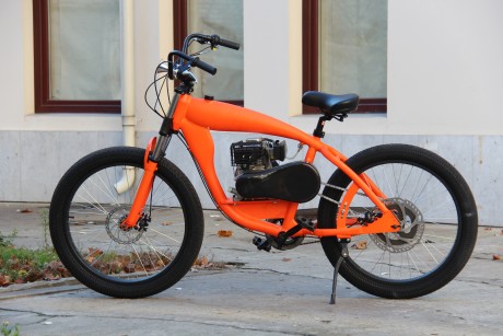 Велосипед Фэтбайк с веломотором AIR (4-х тактный , 26") (16049161512312)