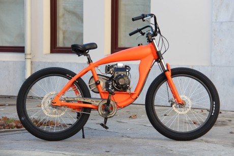 Велосипед Фэтбайк с веломотором AIR (4-х тактный , 26") (16049161558159)