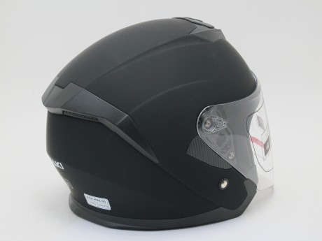 Шлем (открытый со стеклом) Ataki JK526 Solid черный матовый (16044216889597)