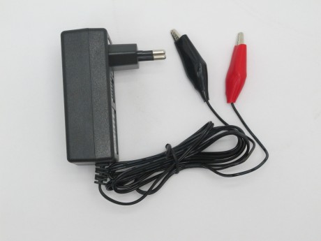 Зарядное устройство 12V с коннекторами для АКБ 1.0A (16045798056878)