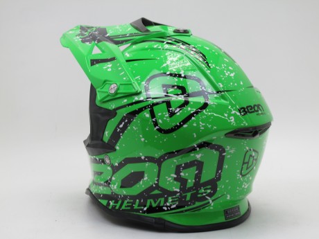 Шлем BEON B602 XPRIME Green/black (16057002449351)