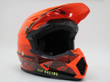Шлем (кроссовый)FLY RACING TOXIN MIPS EMBARGO красный/черный (16082892219179)