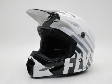 Шлем (кроссовый) FLY RACING KINETIC THRIVE белый/черный/серый (16081107272495)