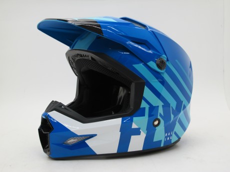 Шлем (кроссовый) FLY RACING KINETIC THRIVE синий/белый (16081105790738)