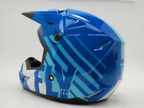 Шлем (кроссовый) FLY RACING KINETIC THRIVE синий/белый (16081105795872)