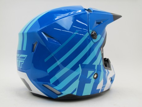 Шлем (кроссовый) FLY RACING KINETIC THRIVE синий/белый (16081105801681)