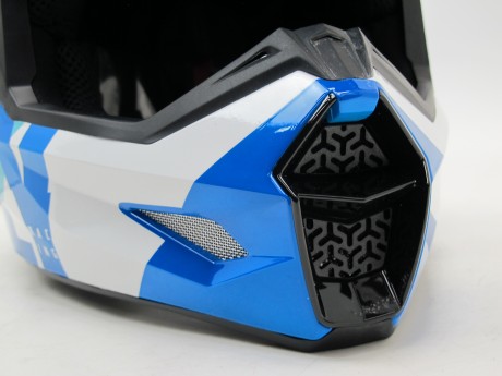 Шлем (кроссовый) FLY RACING KINETIC THRIVE синий/белый (16081105858463)