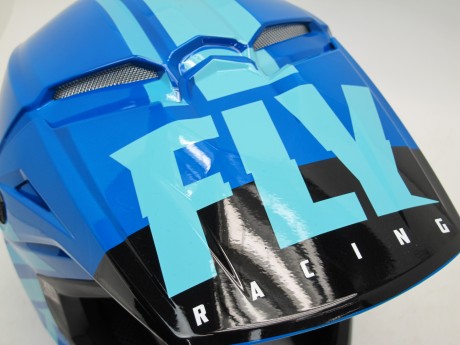 Шлем (кроссовый) FLY RACING KINETIC THRIVE синий/белый (1608110585946)
