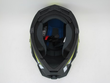Шлем кроссовый Ataki JK801 Rampage серый/желтый матовый (1608132168603)
