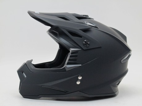 Шлем (кроссовый) Ataki JK801 Solid черный матовый (16081324724233)