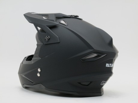 Шлем (кроссовый) Ataki JK801 Solid черный матовый (16081324728679)