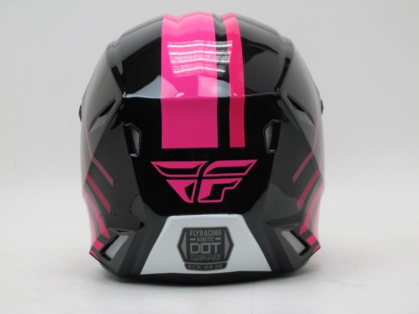 Шлем (кроссовый) FLY RACING KINETIC STRAIGHT EDGE розовый/черный/белый (16081327897273)