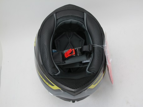 Шлем интеграл SHIRO SH-881 FUJI черный/желтый (16088314964533)