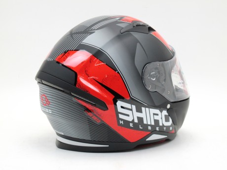 Шлем интеграл SHIRO SH-890 INFINITY+(Пинлок)  black/red (16158182544847)