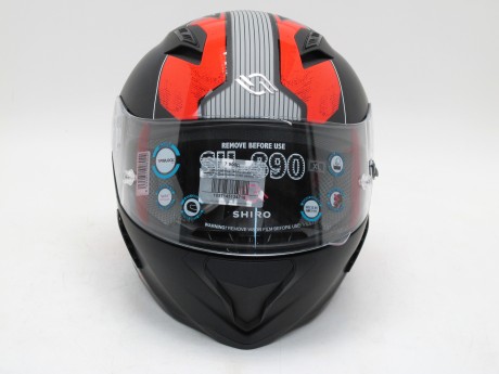 Шлем интеграл SHIRO SH-890 INFINITY+(Пинлок)  black/red (1615818347498)