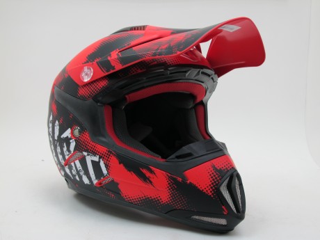 Шлем кросс SHIRO MX-305 SILS black matt/red (16088872563238)