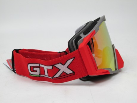Очки Мотокросс GTX 5025 серо/красные (16088116835552)