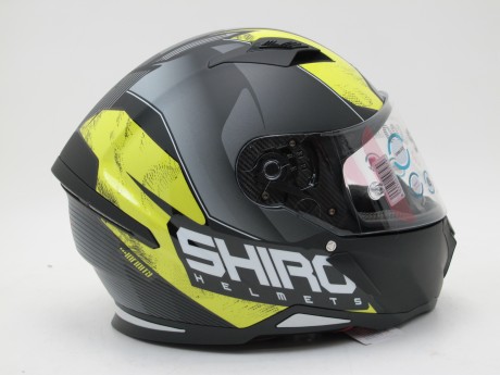 Шлем интеграл SHIRO SH-890 INFINITY+(Пинлок) black/fluor/yellow (16088875012252)