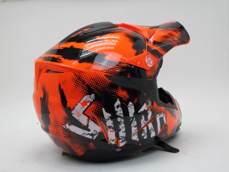 Шлем кросс SHIRO MX-305 SILS black/orange (16088871622939)