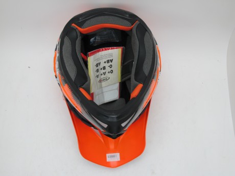 Шлем кросс SHIRO MX-305 SILS black/orange (16088871633162)