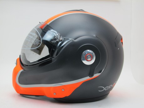 Шлем ROOF DESMO FLASH Graphite-Orange Fluo matt (1609146515704)
