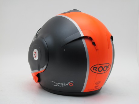 Шлем ROOF DESMO FLASH Graphite-Orange Fluo matt (16091465158048)