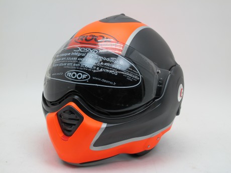 Шлем ROOF DESMO FLASH Graphite-Orange Fluo matt (16091465171877)