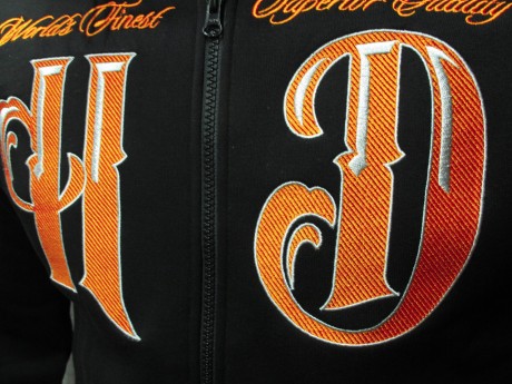 Толстовка Harley Davidson Trade Mark black/orange (16124571544449)