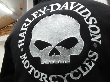 Толстовка Harley Davidson the skull (16124463455331)