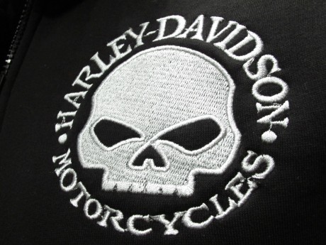 Толстовка Harley Davidson the skull (16124463462188)