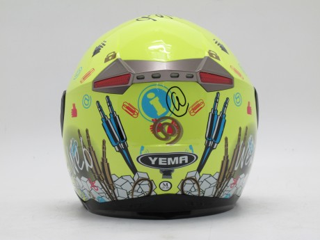 Шлем открытый YM-622 "YAMAPA", флюор (1618239302059)