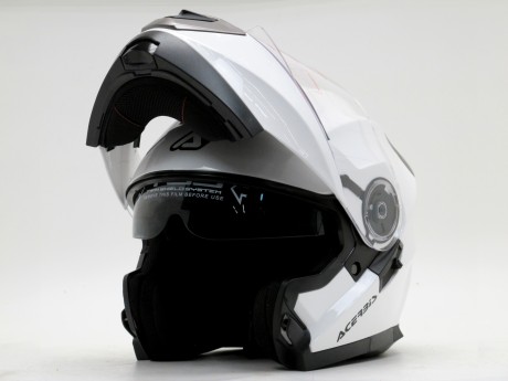 Шлем модуляр Acerbis SEREL FLIP UP WHITE (с солнцезащитными очками) (16192542237336)