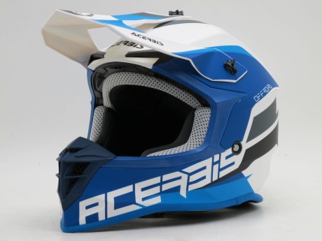 Шлем ACERBIS LINEAR WHITE/BLUE (16192512217004)