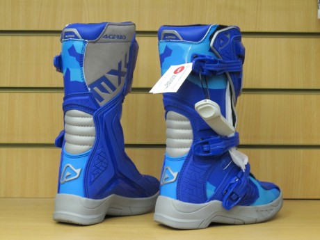 Мотоботы кроссовые Acerbis X-TEAM KID JR BLUE/GREY (1621249861447)