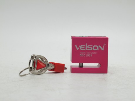 Мото замок VEiSON DX-4 Pink (16189991449369)