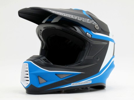 Шлем MOOSE RACINGS9 FI SESSN blue/black (16220377930592)