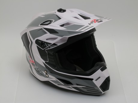 Шлем HIZER J6801 #4 white/gray (16228246452545)