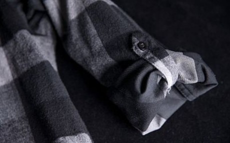Рубашка ICON Flannel Feller black/grey (16252413954474)