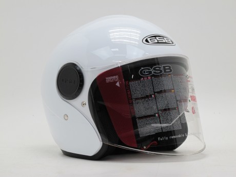 Шлем GSB G-259 White Glossy (16240353554796)