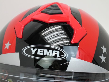 Шлем интеграл YM-828 YAMAPA Red (16248653667806)