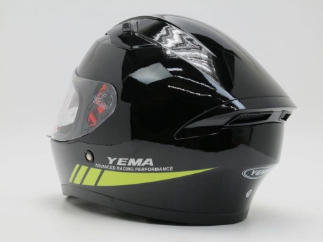 Шлем интеграл YM-832 YAMAPA Black-Yellow (16248677441076)