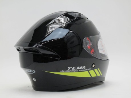 Шлем интеграл YM-832 YAMAPA Black-Yellow (16248677500065)