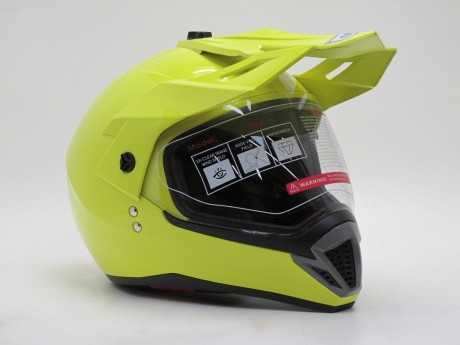 Шлем Cobra мотард JK103B лайм (16247228158938)
