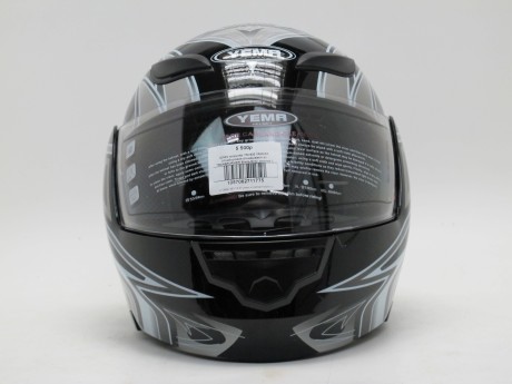 Шлем модуляр YM-920 "YAMAPA" (подбородок откидывается) TRANSFORMER Black-Grey (16247139148817)