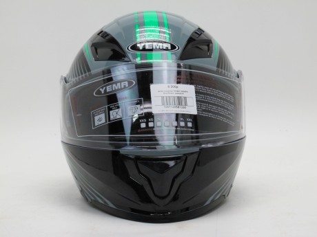 Шлем модуляр YM-927 "YAMAPA" Grey-Green (16247146466414)