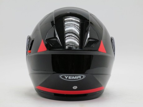 Шлем модуляр YM-927 "YAMAPA"  Black red (16250696575263)