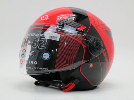 Шлем Shiro открыты со стеклом SH-62 Oxford Evo Red (16248755381569)