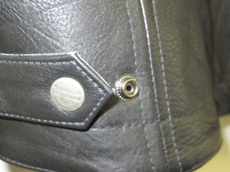 Куртка H-D Triple Vent System Trostel Leather Jacket Black/Brown (16335320532771)