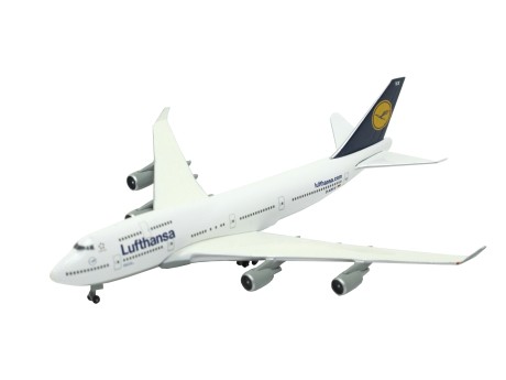 Модель самолёта Herpa Lufthansa Boeing 747-400 D-ABVX Schleswig-Holstein (16339363144056)