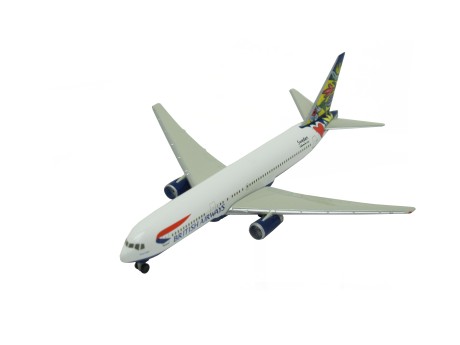 Модель самолёта Herpa British Airways Boeing 767-300 "Sweden" (16347338303871)